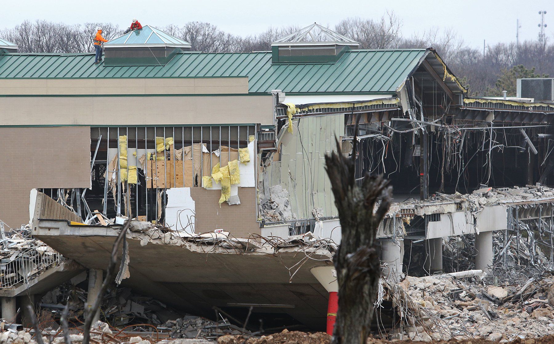 Work continues on Crestwood Court destruction